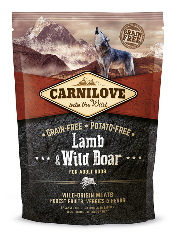 Carnilove Dog Adult Lamb&Wildboar - Bárány&Vaddisznó 1,5kg