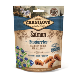 Carnilove Dog Crunchy Snack Salmon with blueberries - Lazac áfonyával 200g